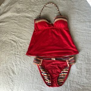 Lucky Brand (Top and Bottom) Swim Suit